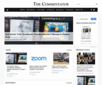 Yucommentator.org(The Commentator) Screenshot