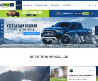 Yudefordhonduras.com(Yude Ford Honduras • Distribuidor Autorizado de Vehículos Ford) Screenshot