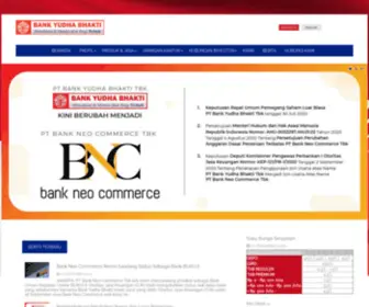 Yudhabhakti.co.id(Bank yudha bhakti) Screenshot