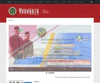 Yudharta.ac.id(The Multicultural University) Screenshot