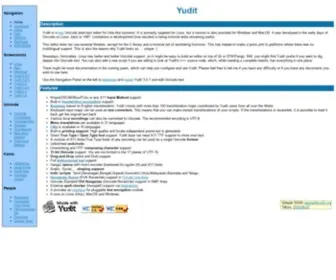 Yudit.org(Yudit) Screenshot