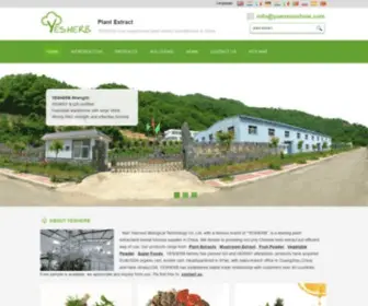 Yuensunshine.com(Plant extract) Screenshot