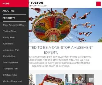 Yuetoncn.com(Zhengzhou Yueton Amusement Equipment Co) Screenshot