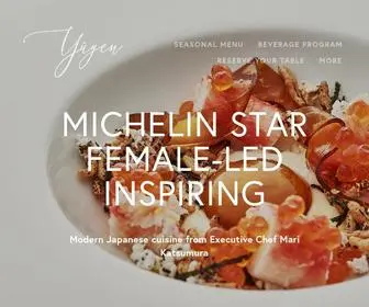 Yugenchicago.com(Fine Dining Destination) Screenshot