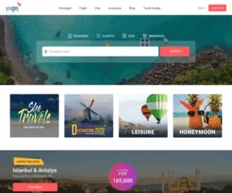 Yugo.pk(Travel Website in Pakistan Book Flights Ticket) Screenshot