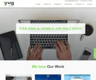 Yugtechno.com(Web and App Development Company) Screenshot