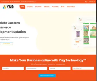 Yugtechnology.in(Digital Marketing Company in Udaipur) Screenshot