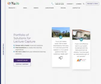 Yuja.com(Powering Innovative Learning Experiences) Screenshot