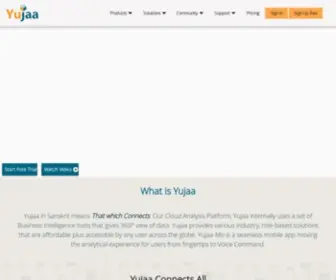 Yujaa.com(Cloud Analytics Platform) Screenshot