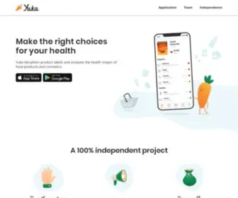 Yuka.io(L'application mobile qui scanne votre alimentation) Screenshot