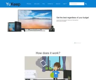 Yukeep.com(Buy now pay later with YuKeep) Screenshot