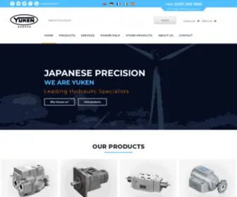 Yuken.co.uk(Hydraulic Specialists) Screenshot