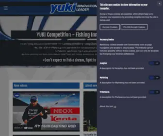 Yukicompetition.com(Innovation and leadership in fishing) Screenshot