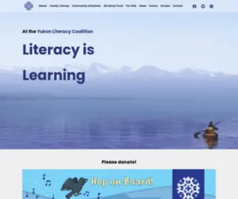 Yukonliteracy.ca(Yukon Literacy Coalition) Screenshot