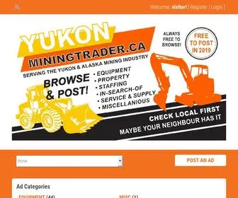 Yukonminingtrader.ca(For all your mining equipment needs in the Yukon) Screenshot