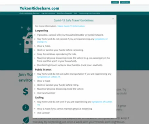 Yukonrideshare.com(YukonRideshare YukonRideshare) Screenshot