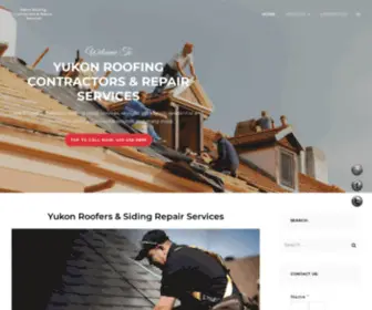 Yukonroofingsiding.com(Yukon Roofing Contractors & Repair Services) Screenshot