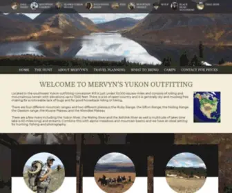 Yukonsheep.com(Mervyn’s Yukon Outfitting) Screenshot