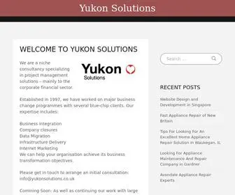 Yukonsolutions.co.uk(Yukon Solutions Limited) Screenshot