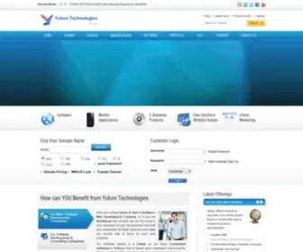 Yukontechnologies.com(Yukon Technologies is IT Company offers web & software development live project training vadodara) Screenshot