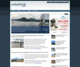 Yukpiknik.com(Daripada panik mending piknik) Screenshot