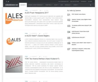 Yukseklisans.net(yukseklisans) Screenshot