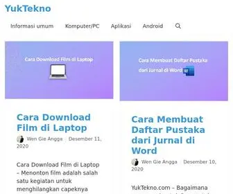 Yuktekno.com(Berbagi Tutorial Teknologi) Screenshot