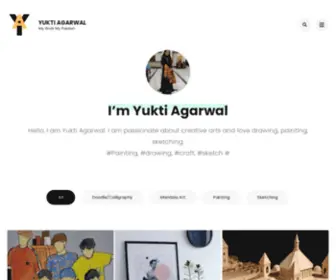 Yuktiagarwal.in(My Work My Passion) Screenshot