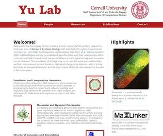 Yulab.org(Cornell University) Screenshot