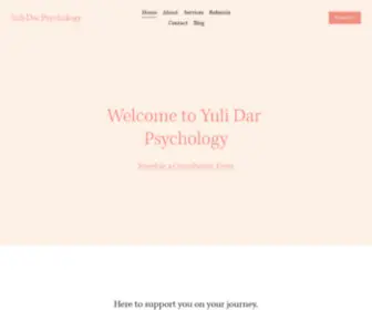 Yulidarpsychology.com.au(Yuli Dar Psychology) Screenshot