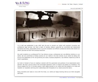 Yulinglawyers.com(Yu & Ling) Screenshot