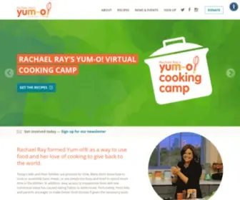 Yum-O.org(Rachael Ray's non profit organization) Screenshot