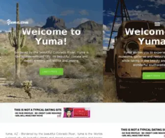 Yuma.com(The home of Yuma AZ) Screenshot