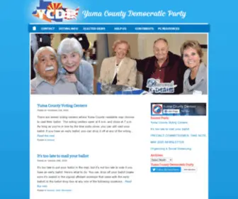 Yumademocrats.com(Yuma County Democrats) Screenshot