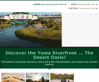 Yumaheritage.com(Yuma Crossing National Heritage Area) Screenshot