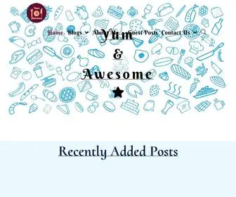 Yumandawesome.com(Yum and Awesome) Screenshot