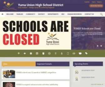 Yumaunion.org(Yuma Union High School District) Screenshot