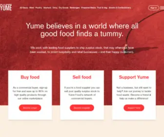 Yumefood.com.au(Yume Food) Screenshot