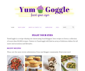 YumGoggle.com(Feast Your Eyes) Screenshot