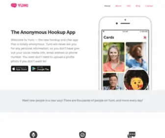 Yumiapp.com(Hookup & Anonymous Chat App for NSA Dating) Screenshot