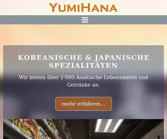 Yumihana-Zuerich.ch(Koreanische & Japanische Spezialitäten) Screenshot