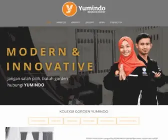 Yumindo.co.id(Yumindo Toko Supplier jual Gorden di Surabaya Malang area Jawa Timur) Screenshot