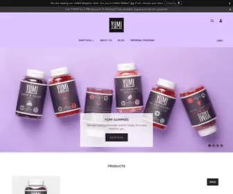 Yuminutrition.com(Yumi Nutrition) Screenshot