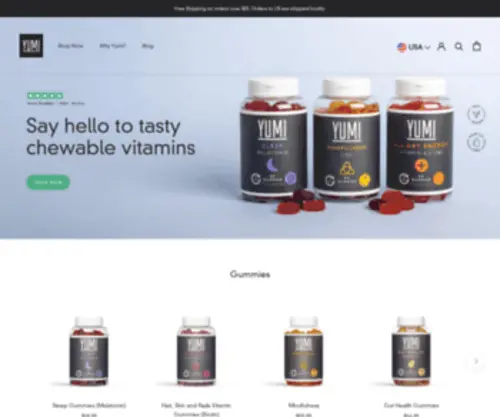 Yuminutrition.us(Yumi Nutrition) Screenshot