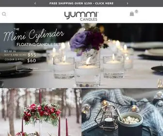 Yummicandles.ca(Yummi Candles Canada) Screenshot