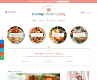 Yummyhealthyeasy.com(Healthy Eats & Sweet Treats) Screenshot