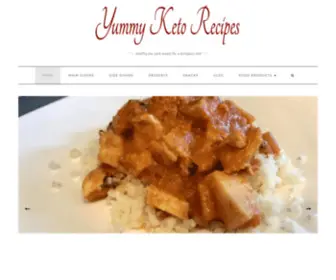 Yummyketorecipes.com(Yummy Keto Recipes) Screenshot