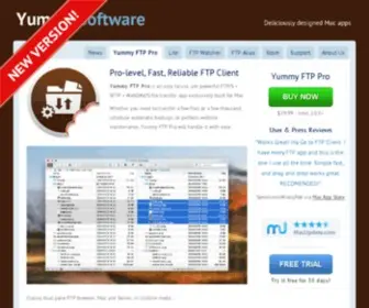 Yummysoftware.com(The future of software reviews) Screenshot