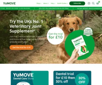 Yumove.co.uk(The UK’s No.1 Pet Joint Supplement) Screenshot