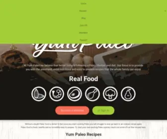 Yumpaleo.com(Yum Paleo) Screenshot